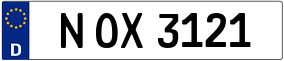 Truck License Plate